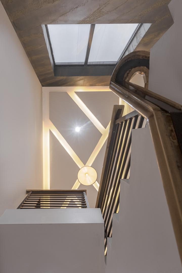 Skylit staircase, Apartment Bravo, Nimbus Nook Ikeja GRA