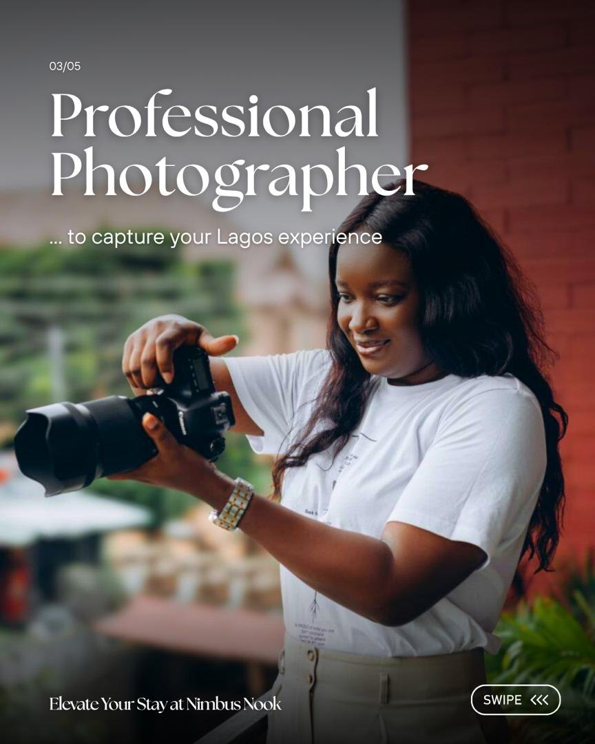 Professional photographer to capture your Lagos experience